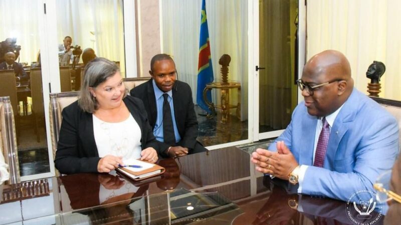 Crise sécuritaire à l’Est de la RDC : les USA promettent à Félix Tshisekedi une assistance humanitaire supplémentaire à hauteur de 48 millions USD