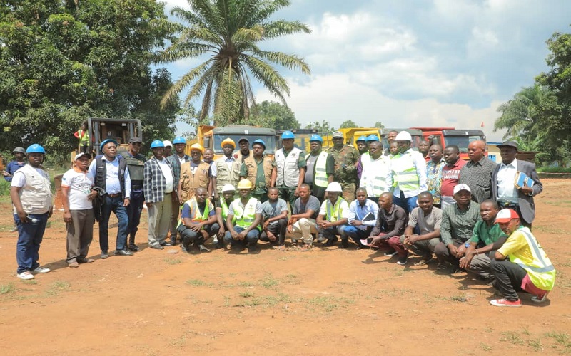 Ituri : lancement officiel des travaux de réhabilitation de la route nationale numéro 27 tronçon Bunia – Komanda