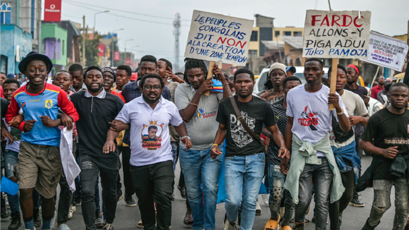 RDC : manifestations anti-Monusco et anti-Force régionale de l’EAC à Goma