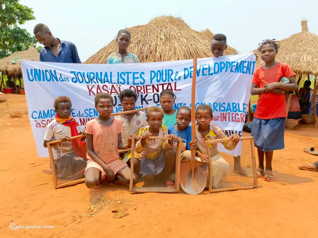 Kasaï oriental : UJD sensibilise les enfants à quitter les mines à Boya