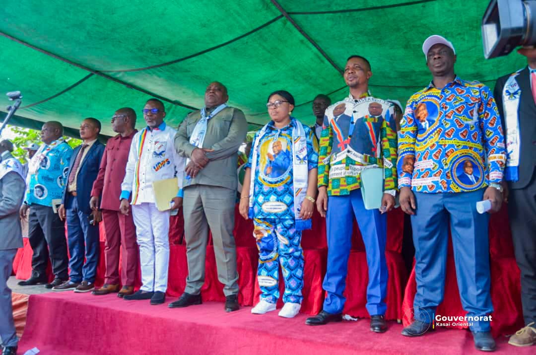 Kasaï oriental : au meeting de vérité de l&rsquo;UDPS, Julie Kalenga reçoit le soutien des cadres de son parti
