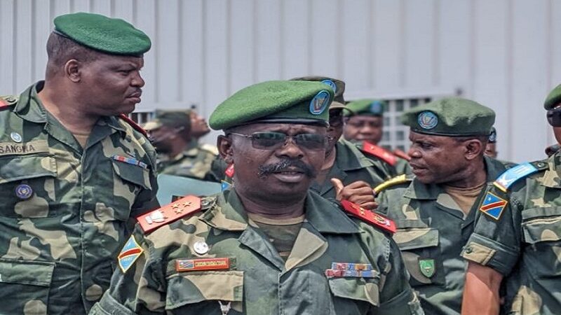 Ituri : le commandant de la troisième zone de défense des FARDC à Bunia pour une mission d’inspection