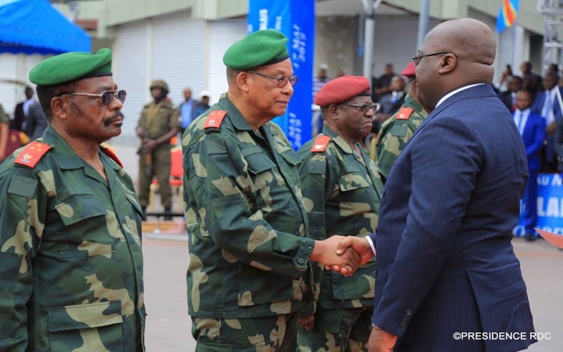 RDC : « J’ai besoin de vous, unis et forts derrière moi », dixit le président Félix Tshisekedi aux officiers des FARDC
