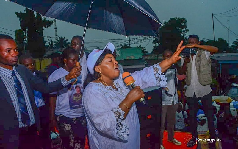 Kasaï oriental : campagne électorale, Julie Kalenga lance la campagne électorale à Mbujimayi