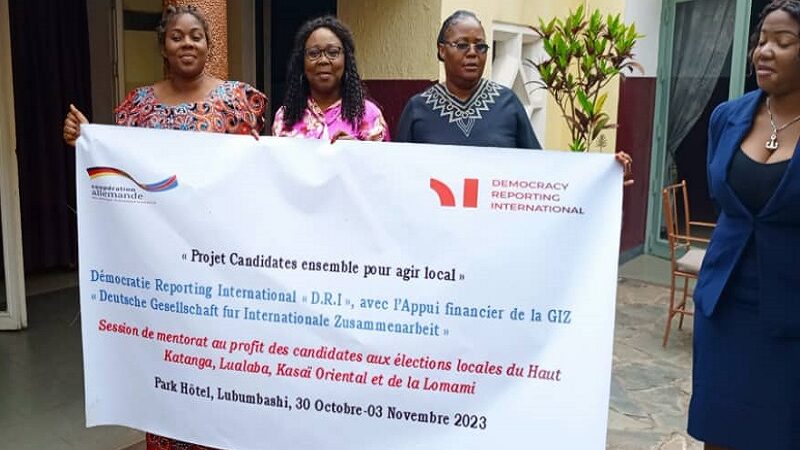 Haut-Katanga : la Bourgmestre de Bipemba Irène Mbalayi a représenté le Kasai oriental à la formation des femmes candidates aux municipales à Lubumbashi