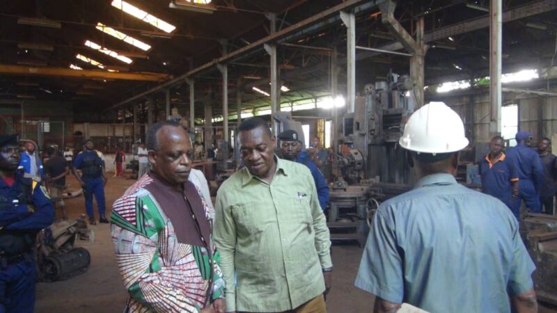 Kasaï oriental : début de production à la MIBA, le DG André Kabanda visite les derniers préparatifs d’avant lancement