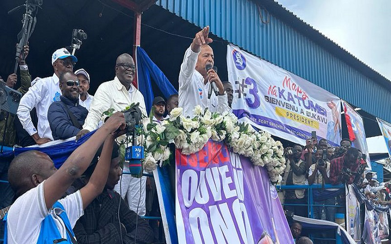 Présidentielle 2023 : à Bukavu, Moise Katumbi appelle Kamerhe et Mukwege à se rallier à lui