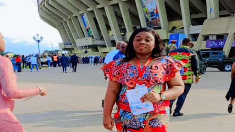 Investiture du président : présente à la cérémonie, la Bourgmestre de Bipemba félicite Félix Tshisekedi pour sa réélection