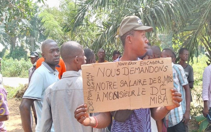 Kasaï oriental : en colère, les nouveaux travailleurs de la Miba accusent 8 mois d’impaiement