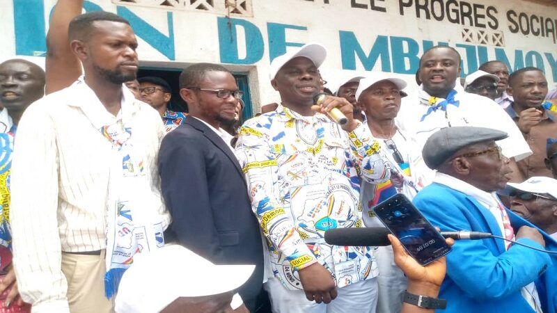 Kasaï oriental : de retour à Mbujimayi, Jean-Paul Mbwebwa remercie ses électeurs pour son élection et les appelle à l’unité