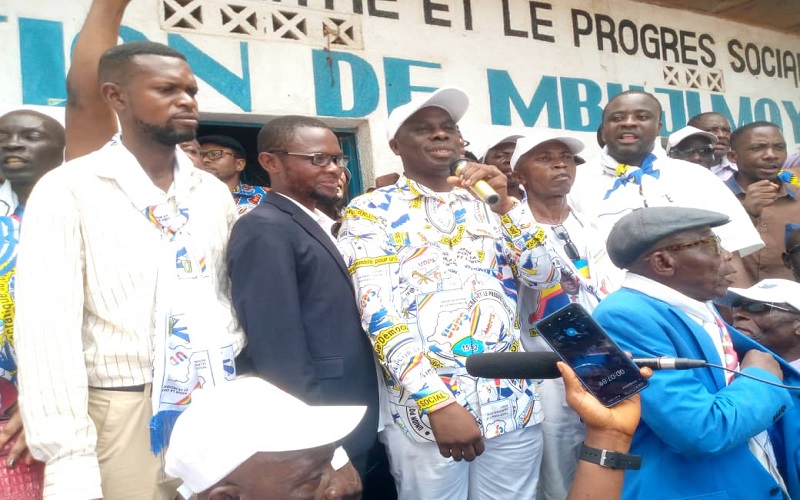 Kasaï oriental : de retour à Mbujimayi, Jean-Paul Mbwebwa remercie ses électeurs pour son élection et les appelle à l’unité