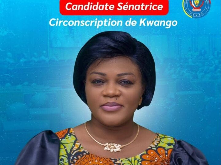 Kwango : élections sénatoriales, Myriam Kibilu Lukieto déclarée candidate sénatrice