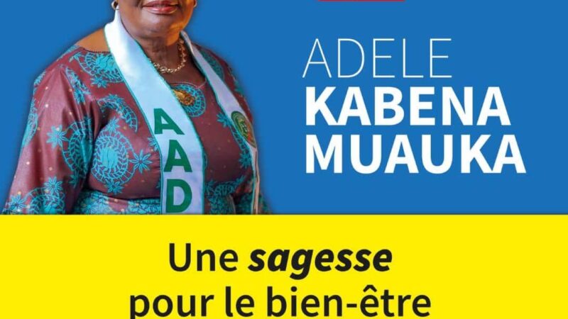 Kasaï oriental : Adèle Kabena Muauka candidate aux sénatoriales