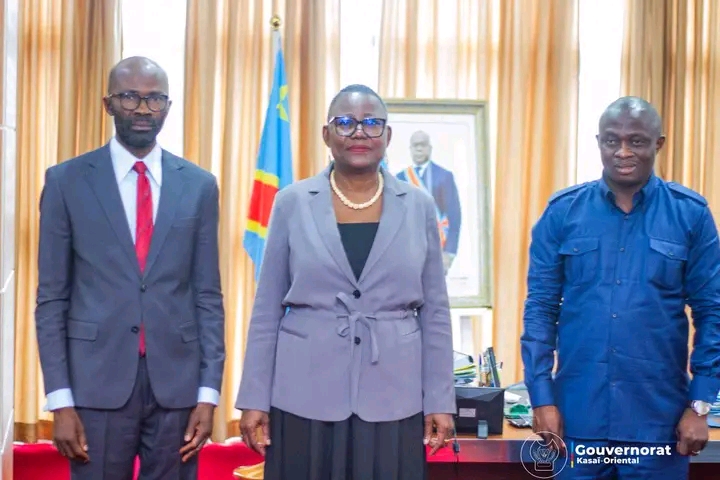 Kasaï oriental : Ananias Muzadi Kankonde évoque la question de la zone d&rsquo;exploitation artisanale avec la ministre Antoinette N&rsquo;samba Kalambayi