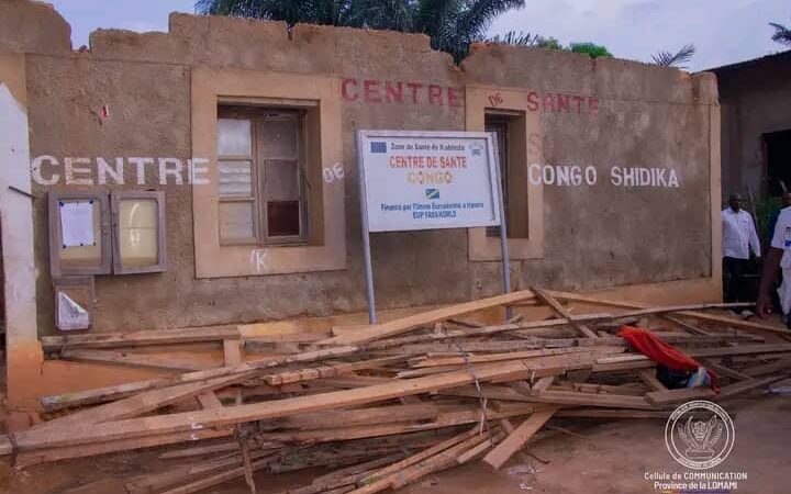 LOMAMI: plus de 30 maisons détruites sous une pluie torrentielle à Kabinda