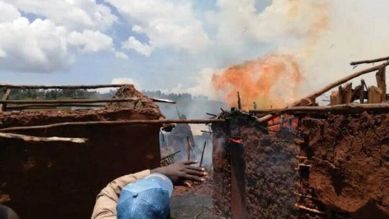 Kasaï : incendie au village de Zando Lungeya, des familles entières à la rue