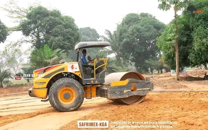 Kasaï central: les travaux de réhabilitation de la voirie urbaine à Kananga en constante accélération