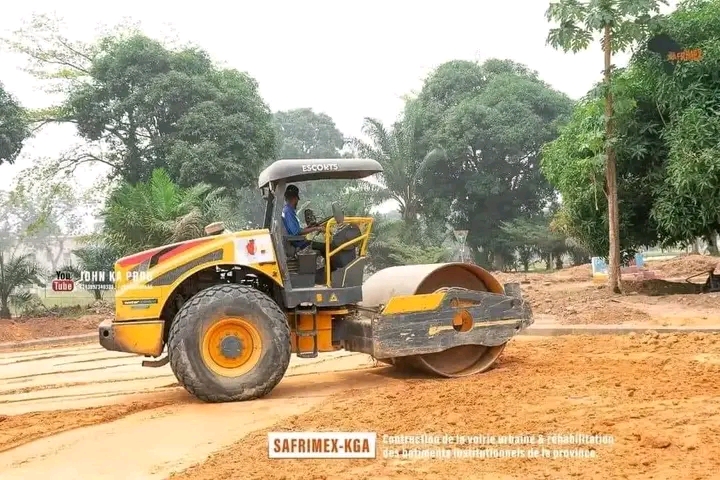 Kasaï central: les travaux de réhabilitation de la voirie urbaine à Kananga en constante accélération