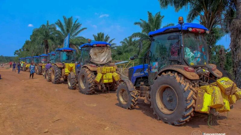 Kasaï oriental : le gouvernement MBUEBUA KAPO résolu à dérouler sa politique agricole par l’acquisition des tracteurs