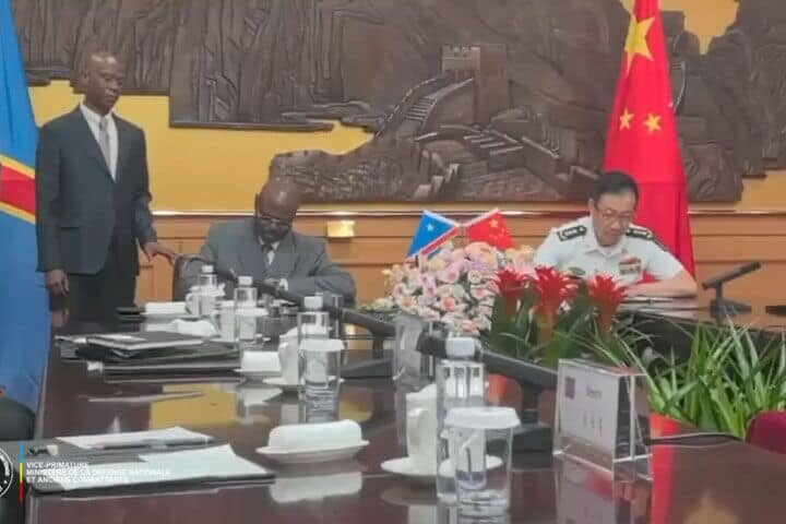 RDC et Chine : un nouvel accord de coopération militaire pour renforcer les FARDC