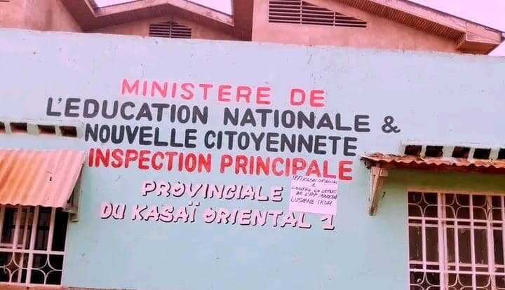 Kasaï oriental : les agents et cadres de l’EPST exigent le maintien de leur Inspecteur principal provincial