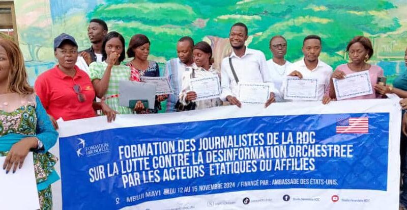 Kasaï oriental : fin de la formation des journalistes à la lutte contre la désinformation