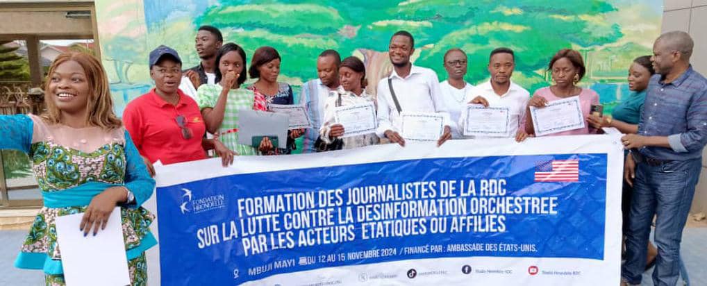 Kasaï oriental : fin de la formation des journalistes à la lutte contre la désinformation