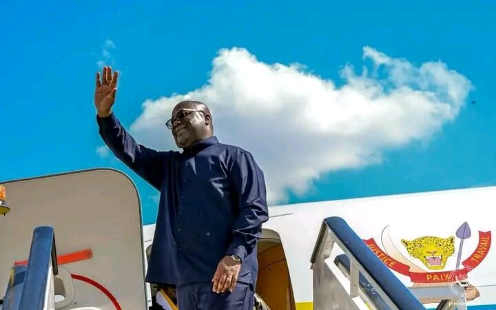 Kasaï central : Félix Tshisekedi en route pour Kananga