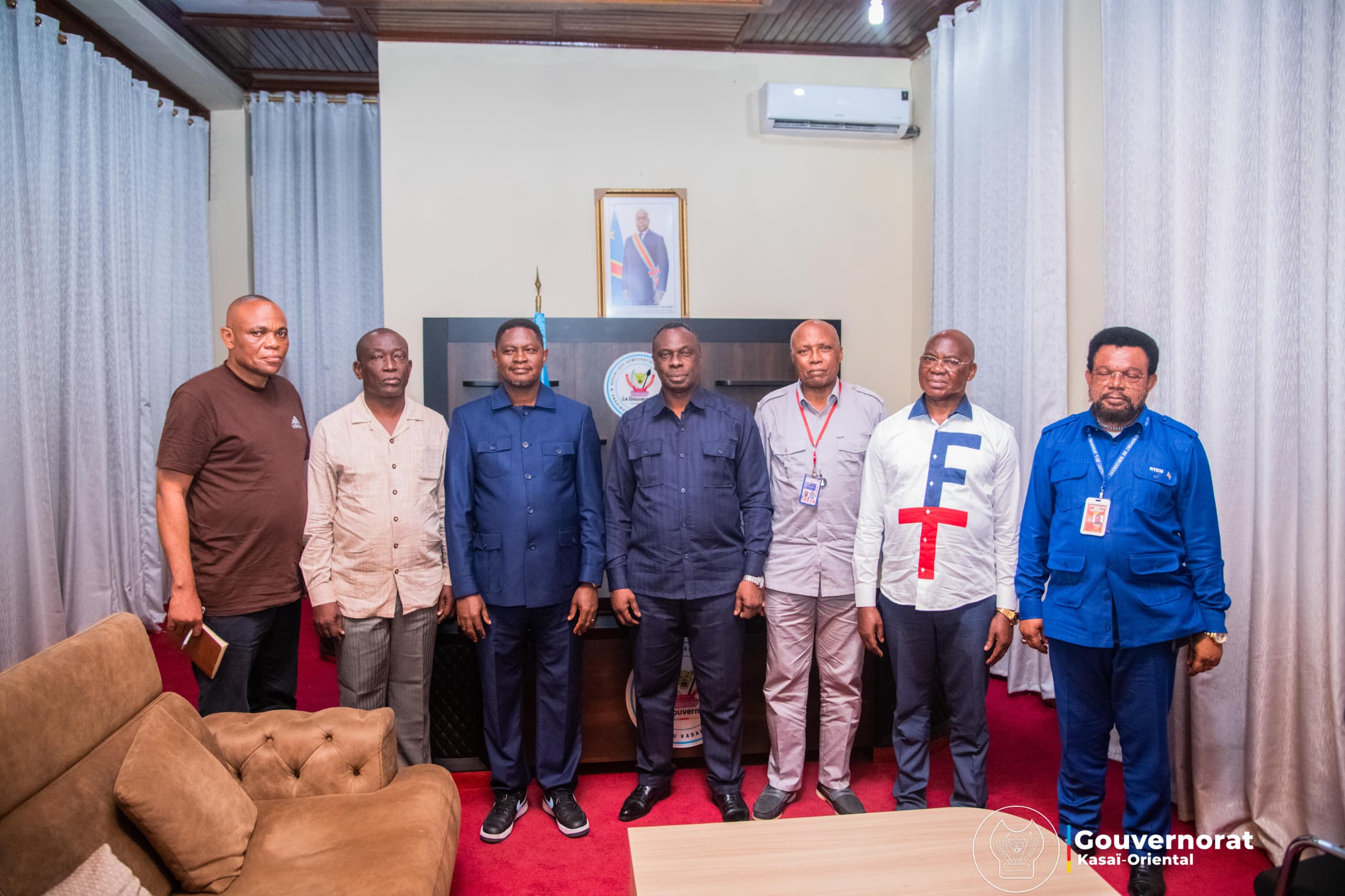 Kasaï oriental: le Directeur Général de la RVA salue le dynamisme du commandant Romain Tshinyama Kabongo