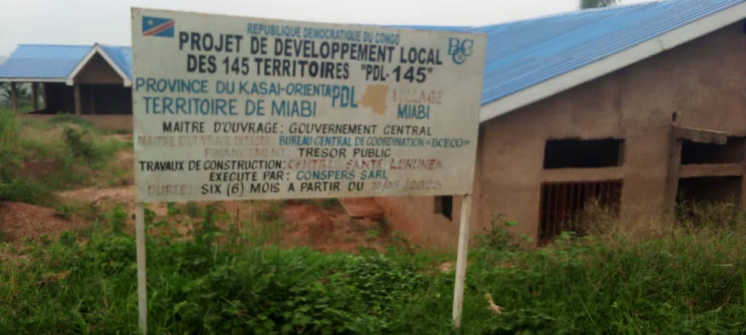 Kasaï oriental : PDL-145 Territoires,  inquiétudes sur le retard des travaux à Miabi
