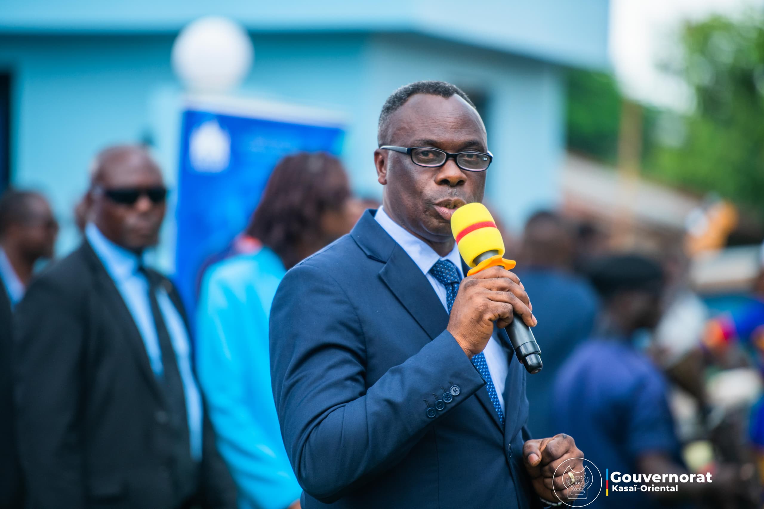 Kasaï oriental: inauguration de la CNSSAP, Jean-Paul Mbwebwa plaide pour l’emploi local