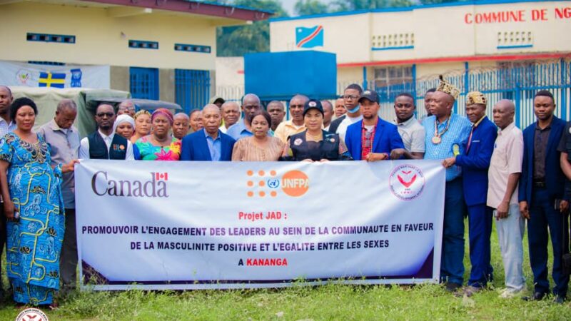 Kasaï Central : FMMDI forme plus de 30 leaders communautaires de Nganza sur la masculinité positive et l’égalité des sexes