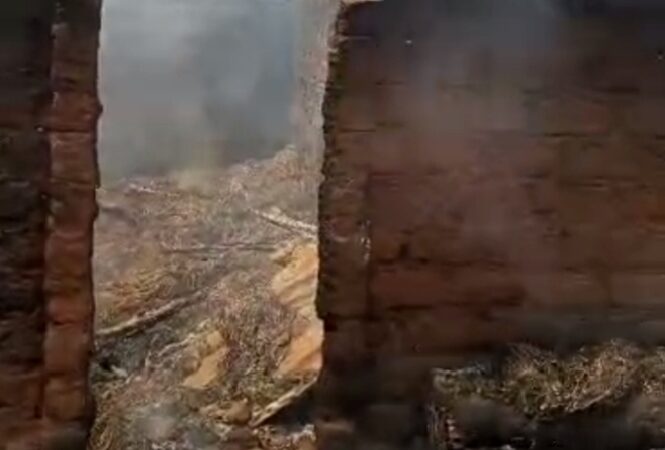 Lomami : plus de 12 familles sans abri après un incendie à baluba shankadi