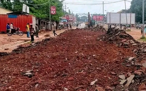 Kasaï oriental : SAFRIMEX lance les travaux sur le boulevard Laurent-Désiré Kabila tronçon  gouvernorat -station Engen