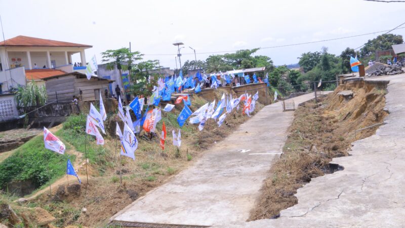 Maniema : grâce au gouvernement central, Moïse Mussa Kabwankubi lance les travaux de réhabilitation de la place SONAHYDROC à Kindu