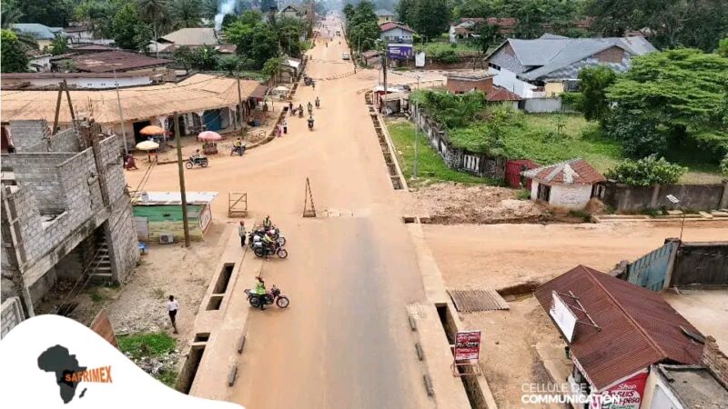 Kisangani : L’avenue Espace 3000 prend un nouveau visage grâce à SAFRIMEX SARL-U