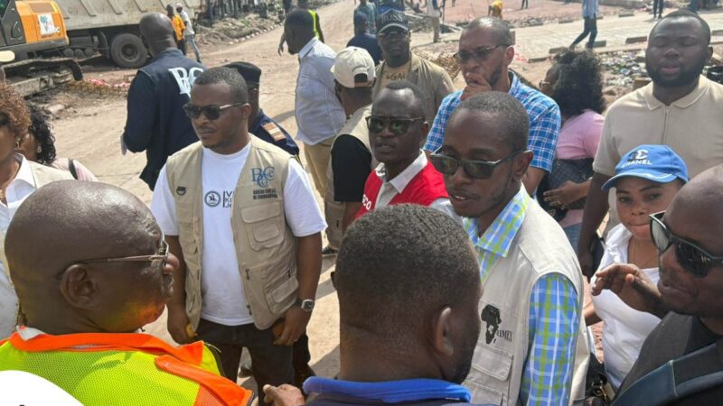 Kinshasa : le BCECO félicite SAFRIMEX pour la qualité et l’avancement des travaux sur l’avenue Kabambare