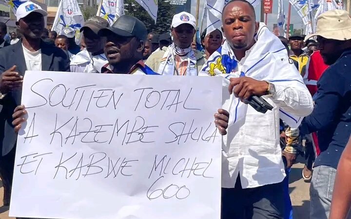 Haut-Katanga : l’UDPS marche pour soutenir le maintien du gouverneur intérimaire et du président de l’Assemblée provinciale