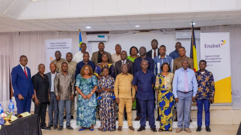 Kasaï-Oriental : Enabel clôture les projets de la coopération bilatérale RDC–Belgique, les acquis désormais entre les mains des acteurs provinciaux
