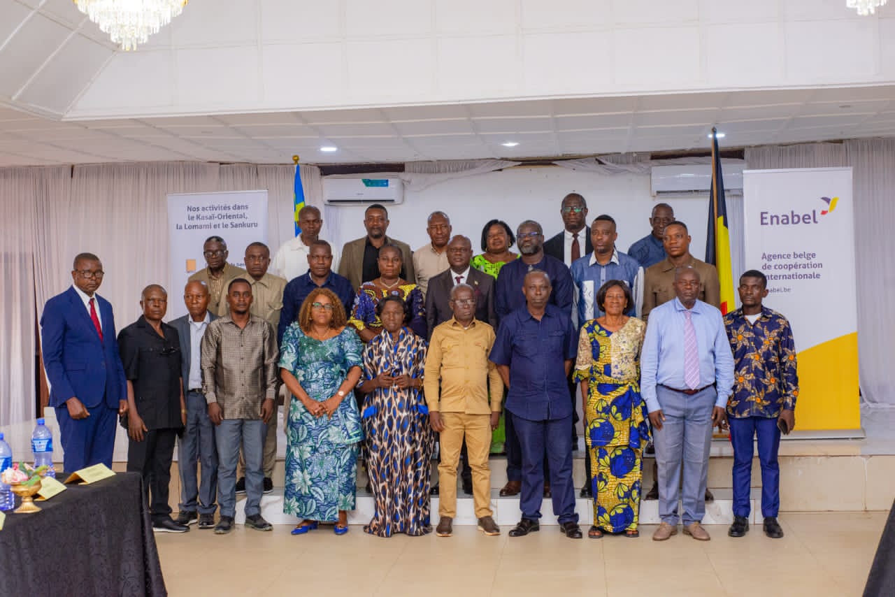 Kasaï-Oriental : Enabel clôture les projets de la coopération bilatérale RDC–Belgique, les acquis désormais entre les mains des acteurs provinciaux