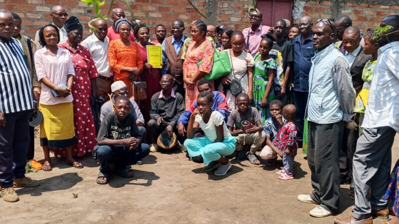 Kasaï Central : plus de 500 personnes vivant avec une déficience visuelle annoncent leur adhésion à la vision de la DBC