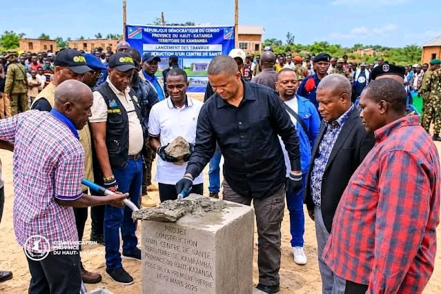 Haut-Katanga : sur fonds propres du gouvernement provincial, Martin Kazembe lance plusieurs infrastructures à Lubanda