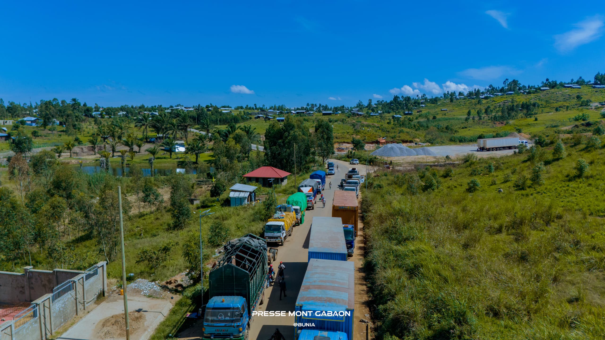 Ituri  : l&rsquo;entreprise Mont Gabaon Sarlu lance les travaux de réhabilitation d’urgence sur l&rsquo;axe Bunia-Kasenyi
