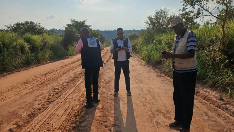Kasaï Central : l’OVDA, le BTC et l’ITPR inspectent les routes de desserte agricole
