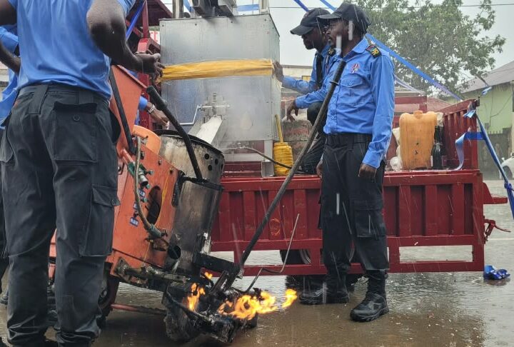Ituri : la CNPR se dote d’une machine de marquage routier capable de quintupler sa productivité