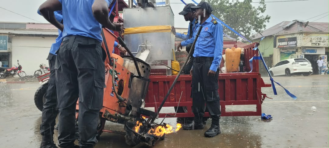 Ituri : la CNPR se dote d’une machine de marquage routier capable de quintupler sa productivité