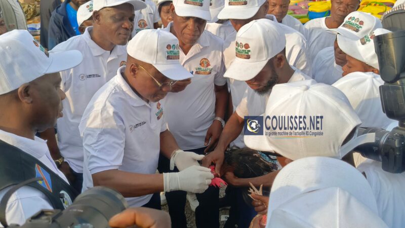 Kasaï oriental : Jean-Pierre Tshimanga lance la campagne de vaccination gratuite des animaux